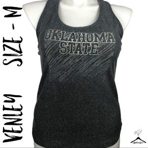 Venley Gray Oklahoma State Graphic Tank Top
